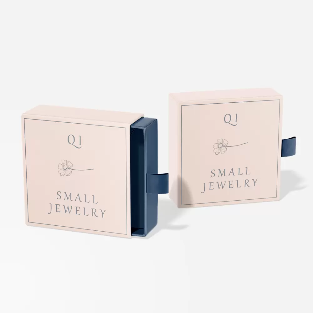 Подарочная картонная коробка для ювелирных изделий