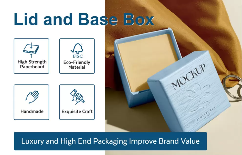 Подарочная коробка из двух частей Подарочная коробка из двух частей