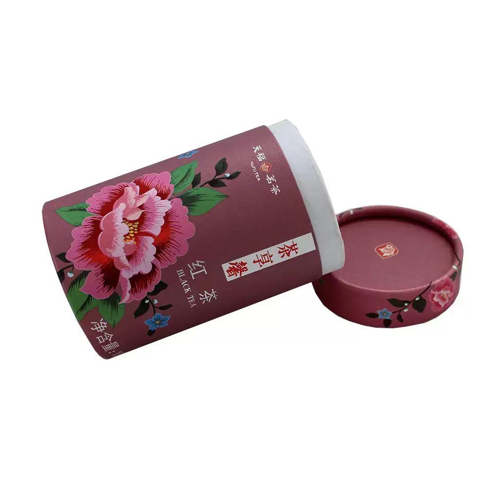 цилиндрическая картонная коробка