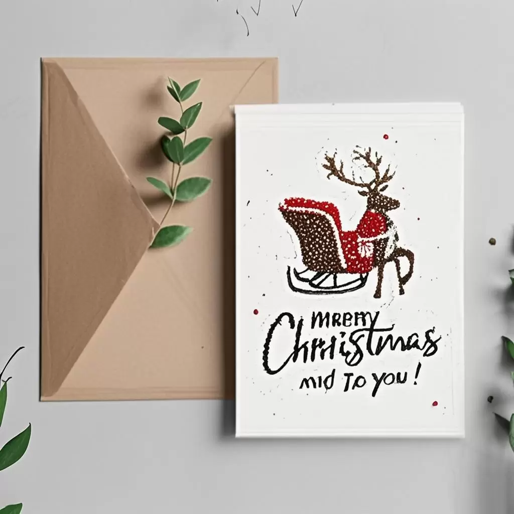 Рождественская открытка Рождественская открытка