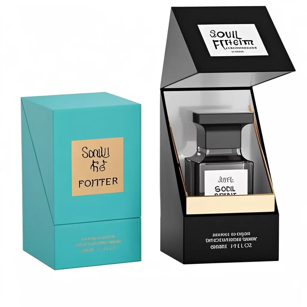 Картонная коробка для духов Картонная коробка для духов