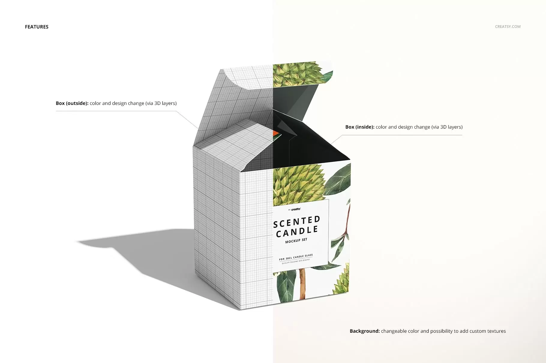 упаковка коробок для свечей