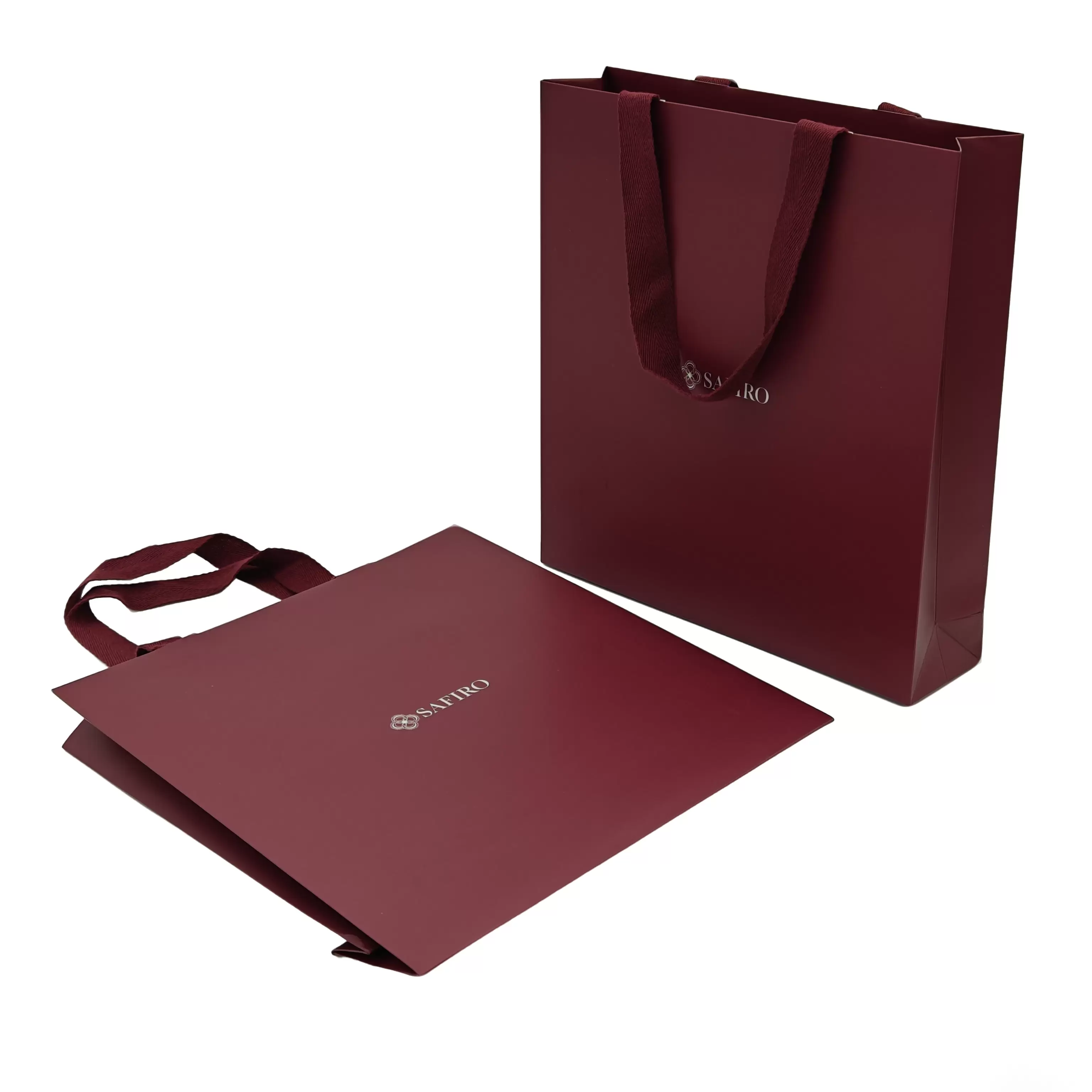 Бумажные пакеты с тканевыми ручками